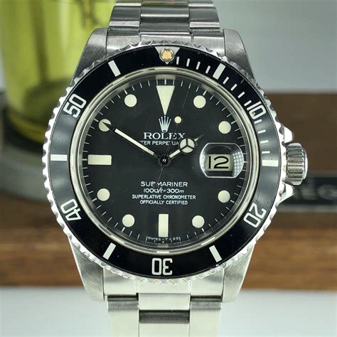 Rolex matte dial submariner